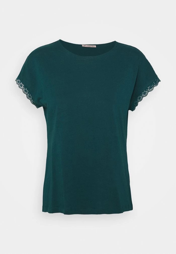 T-Shirt ANNA FIELD Anna Field Basic T-shirt Turquoise Femme | ZCA-3174991